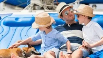 Pets on boat