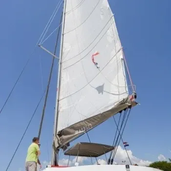 Battened main sail