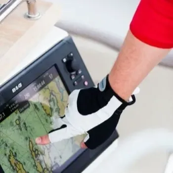 Chart plotter in cockpit